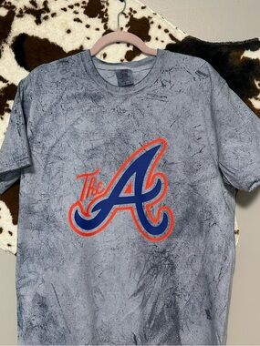 Comfort Colors denim blue Acid-Wash Tee Graphic color blast